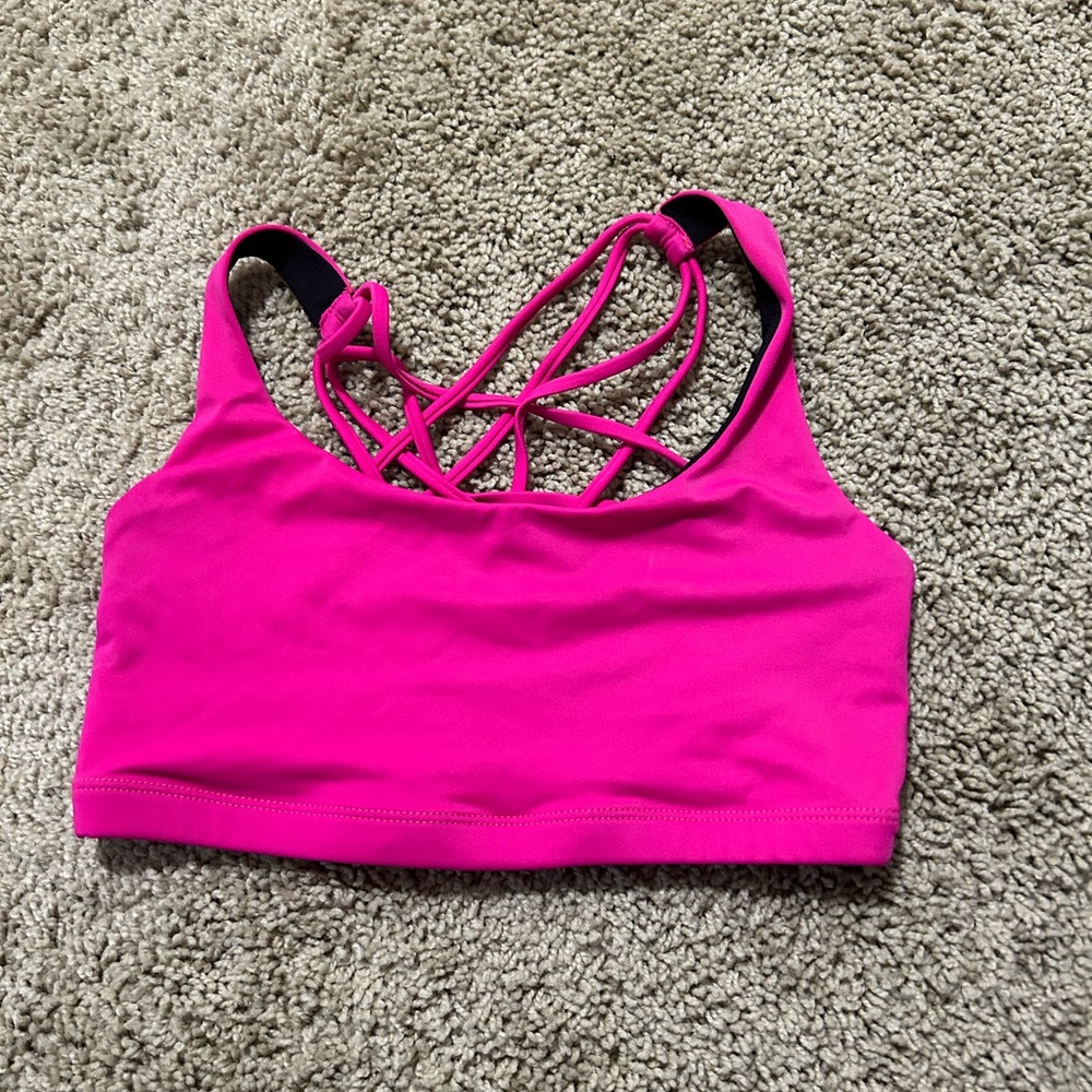 Onzie Sports Bra - Hot Pink - Size S/M